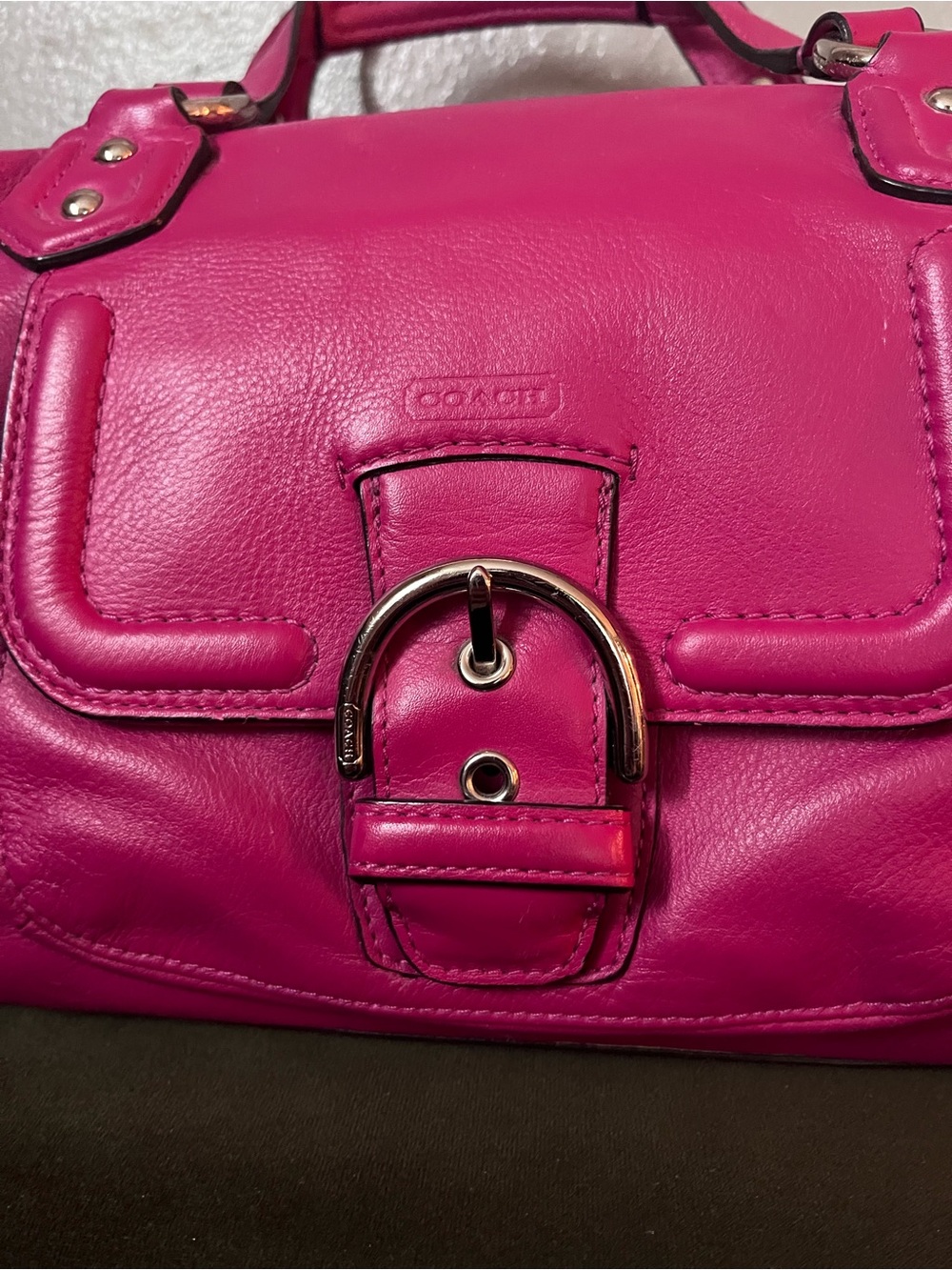 Coach Campbell pink Satchel F24690 - Picture 11 of 16